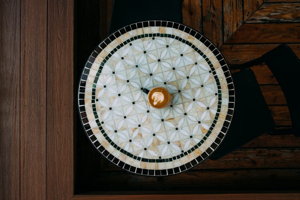 Baklava dessert served on a decorative plate