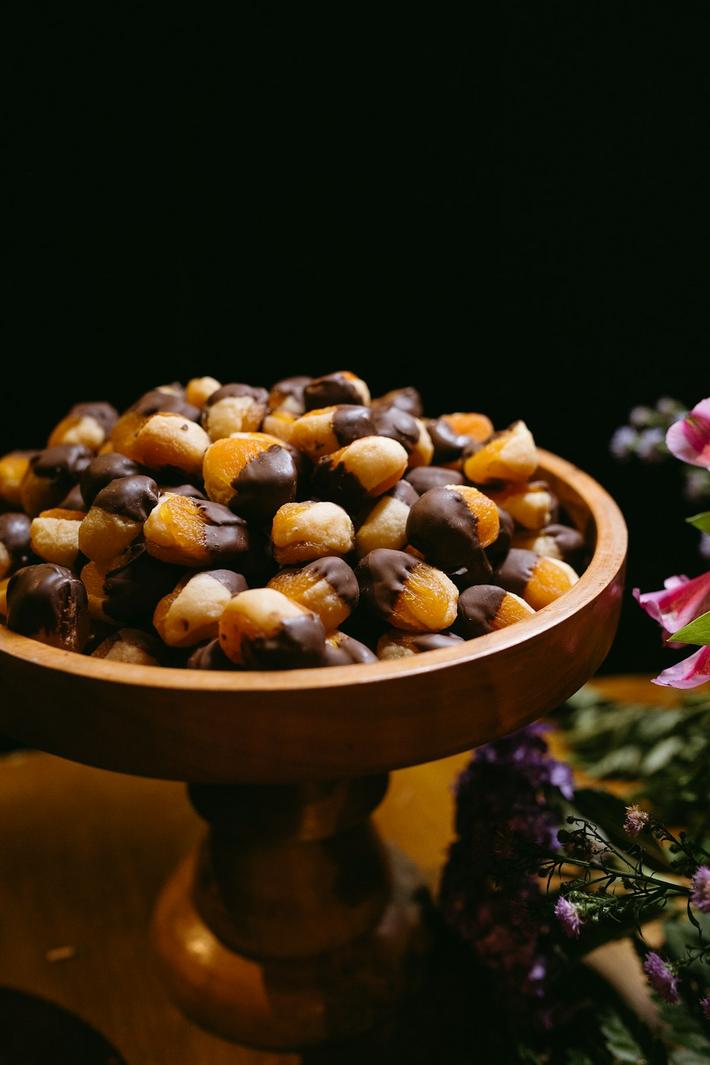 Delicious stuffed dates with nuts
